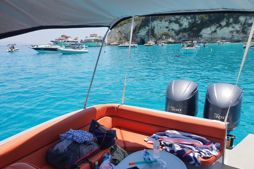 VIP private boat tours to Paxos, Corfu