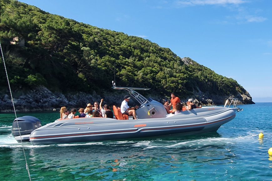 VIP private boat tours to Paxos, Corfu