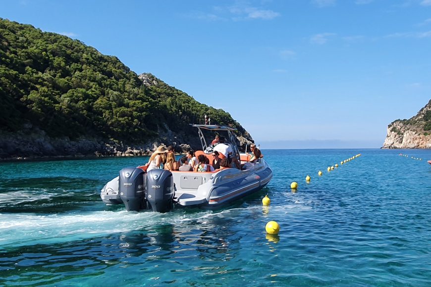 VIP private boat tours to Paxos, Corfu